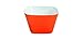 Price comparison product image Kahla Abra Cadabra Small Bowl Square, Porcelain, Orange, 6cm, 206010A70438C