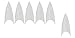 nail perfection 100 CLEAR STILETTO NAIL TIPS