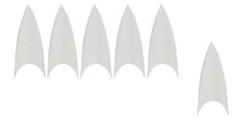 nail perfection 100 CLEAR STILETTO NAIL TIPS