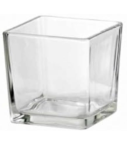 Vaso di fiori White Emotion Bianco Rettangolare 12 cm 12,0 x 12,0 cm