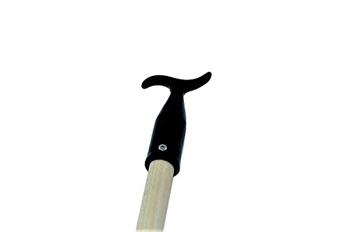 SN Bedienstab / Ziehstab / Ziehhaken für Bodentreppen und Oberlichter , Stab 100cm aus Holz und Kopf aus Gusseisen - 2