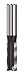 Produktbild ENT 11180 Nutfräser HW (HM), Schaft (C) 12 mm, Durchmesser (A) 22 mm, B 60 mm, D 50 mm, GL 110 mm, mit HW Grundschneide