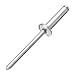 Produktbild Heelinna Blindnieten 25mm M5 Aluminium Open End Blindnieten Dome Kopf mit Break Pull Dorn 100Pcs (Farbe : 10mm)