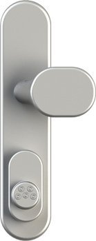 Preisvergleich Produktbild GEMINY ES1-Beschlag, 72 mm, Rund, Drücker / Knopf