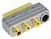 Produktbild Scart Adapter Scartstecker auf 3x Cinchkupplung + 4 pol. Hosidenkupplung, Cinch/Hosiden, Ausgang Scart