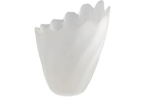 LATIENDADEELECTRICIDAD Tulipa de cristal Paloma mate 13x10cm boca 3cm LTDE 3545