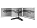 Produktbild Digitus Triple Stand. Desk Stand. Blk 20ø Swivel. 90ø rotateable, DA-90315 (20ø Swivel. 90ø rotateable. Tilt 20ø)