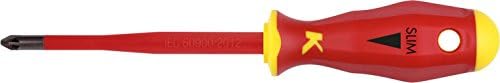 Klauke Slotted Screwdriver KL1001255 5ISLIM 125 mm 5,5x1 mm Slotted Screwdriver 4012078856331