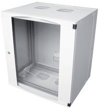Preisvergleich Produktbild LogiLight 19 Zoll Wandgehäuse Zweiteilig 9HE (540x600 mm), Unmontiert, hellgrau