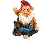 infactory Pfeifender Gartenzwerg „Peppi“ - 3