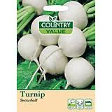 Turnip Snowball Seeds by Country Value. Average 1000 Seeds