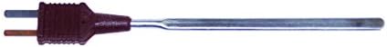 TME THA12 T Type Flat Food Probe, Professional Range, 110 mm x 5 mm, Brown