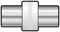 Preisvergleich Produktbild Koax-Kupplung, Stecker auf Stecker