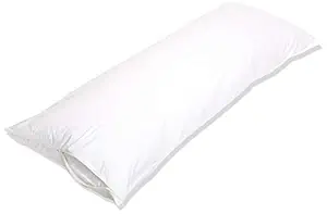 AmazonBasics Hypoallergenic Pillow Protector Cover (White,Body)