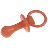 hund hat schnuller gefressen was tun Farbe: sortiert Hundespielzeug: SCHNULLER aus Gummi 12cm #500148