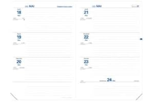 QUO VADIS – Recarga Agenda escolar – 2025-2026 – Texthebdo – Semainier Horizontal – Francés – 12 meses a mediados de agosto – 16 x 24 cm – Papel blanco