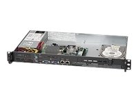 Supermicro 503L-200B Ablage 200 W schwarz Computer-Gehäuse