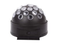 HQ de Power LED de iluminación de discoteca RGB de 3 x 1 W, plástico, 2 G7, 1 W, Negro, 0.1 X 0.1 X 0.1 cm