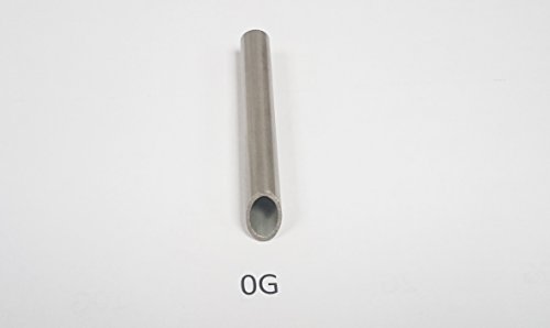 BuyBySky - Body Piercing Needle Receiving Tube Surgical 316L Stainless Steel (0G ID - 8MM)