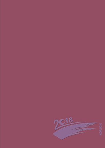 Preisvergleich Produktbild Foto-Malen-Basteln Bastelkalender A5 bordeaux 2018: Fotokalender zum Selbstgestalten. Aufstellbarer do-it-yourself Kalender mit festem Fotokarton und edler Folienprägung