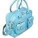 Lin & Leo Turquoise Leather Changing Bag