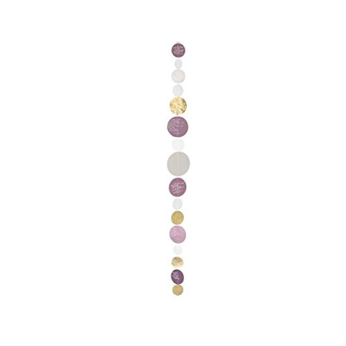 ZUHAUSE mauve Kreiskette 1,55m - 2