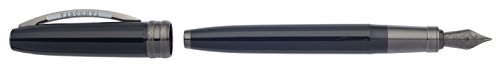 Visconti Michelangelo Back To Black Medium Nib Fountain Pen