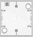 Produktbild Hager – Box Sockel 1 Element B7/B1/B3 weiß Polar