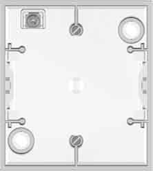 Preisvergleich Produktbild Hager – Box Sockel 1 Element B7 / B1 / B3 weiß Polar