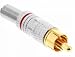 Produktbild InLine 99110O Cinchstecker Lötversion für 6mm Kabel schwarz