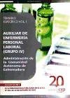 Image de Auxiliar de Enfermería Personal Laboral (Grupo IV) de la Administración de la Comunidad Autónoma de Extremadura. Temario específico Vol. I. (Colec