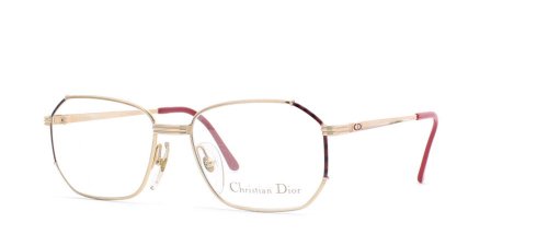 Preisvergleich Produktbild Christian Dior Damen Brillengestell Gold Gold Red