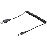 YKA Usb to 5.5 mm dc Jack Kablo Spiral