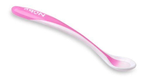 Nûby ID5278 Löffel mit weichem Rand aus TPE (wärmeempfindlich, +4 Monate), Farbe zufällig, 4 Stück - 6