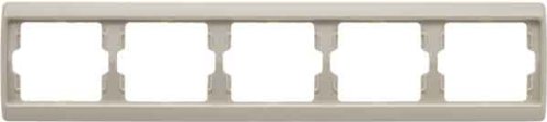 Preisvergleich Produktbild Hager ARSYS Rahmen 5 Elemente Horizontal Weiß