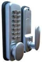 Türschloss mit digitalem Zahlencode - Wetterfest - Chrom: Amazon.de