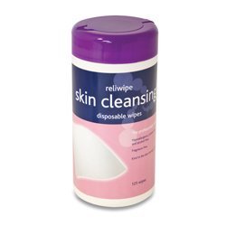 Skin Cleansing Wipes Tub 125pk