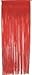 Red Metallic Shimmer Curtain 3ft x 8ft - Pack of 5