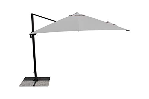 Maffei Art 226 Parasol deporté carré cm 300x300. Made in China. Couleur Ecru