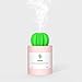 Produktbild H.Yue USB Cool Mist Humidifier - Mini Cactus Humidifier Quiet Operation for Bedroom, Baby Room, Home, Yoga, Office, Spa, Coffee Bar, Travel Desktop (Pink)
