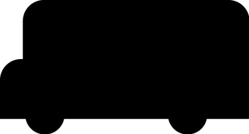 Imagen 1 de Vinilo Infantil-Quekukos vinilo pizarra autobus 80x50cm color