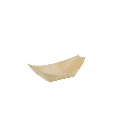 Fêter et recevoir 50 BARQUETTES EN BOIS 14 X 8 CM