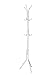 TOKUYI® Metal Coat Rack Black White available (White)