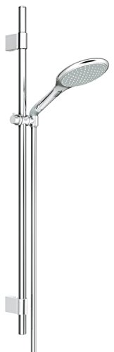 Grohe Rainshower Solo 150 Brausestangenset 900mm, 2 Strahlarten, variable Bohrlöcher zur Befestigung, chrom