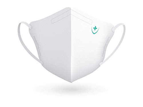 RESPILON RespiPro® Cubrebocas con Filtrante de Nanofibras | Mascarilla Polvo para Profesionales | En Contra Inhalación de Bacteria, Virus y Alérgenos | Resistente a Líquidos Químicos Peligrosos (M)
