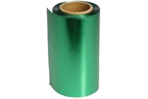 KAVAK Rollo de Papel Aluminio Para Mechas Uso Profesional 12cm X 70 mts (VERDE)