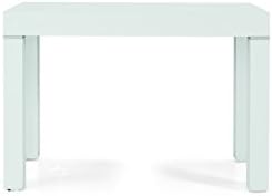 Extending Wooden White Veneer Console Table 90 x 50 - 90 x 300 Cm