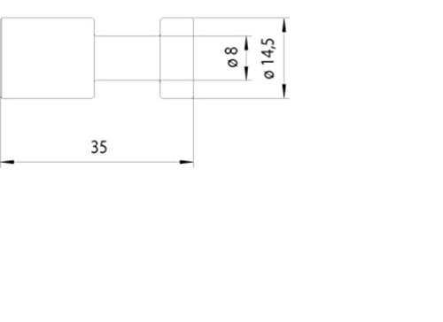 VIGOUR derby style Handtuchhaken 35 mm, 2 Stk. - 2