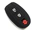 Delhi Traderss Silicone Key Cover Black For Suzuki Ciaz Smart Key (Black) RS.149.00
