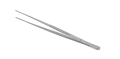 De Buyer 4238.30 Pince Fine Inox de Présentation Acier Inoxydable Gris 30.5 cm
